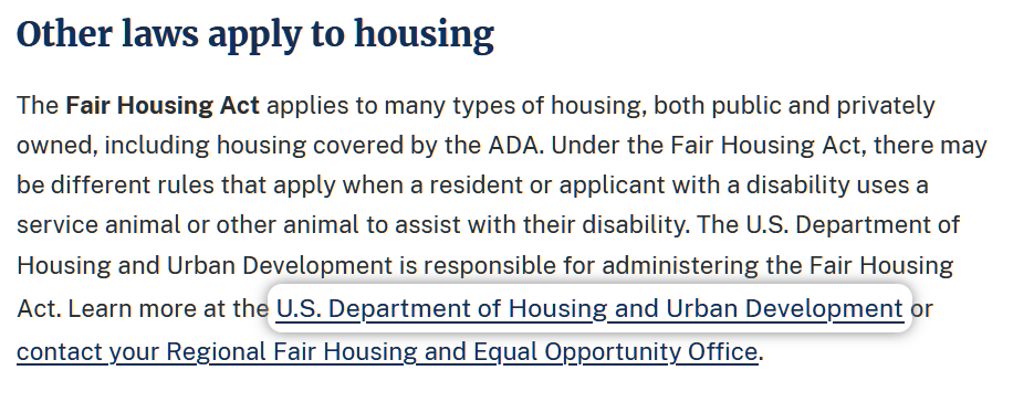 Example of clearly described link of what user will find after clicking