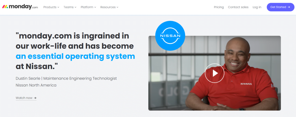 Monday.com success stories page