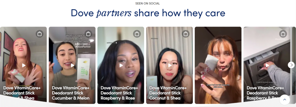 dove storytelling marketing strategy